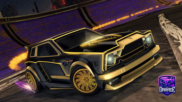 A Rocket League car design from 1MahdaWi