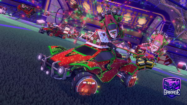 A Rocket League car design from Roy038