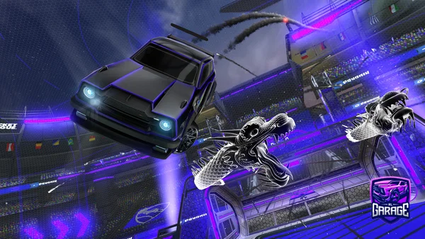 A Rocket League car design from TTV_Sparky07