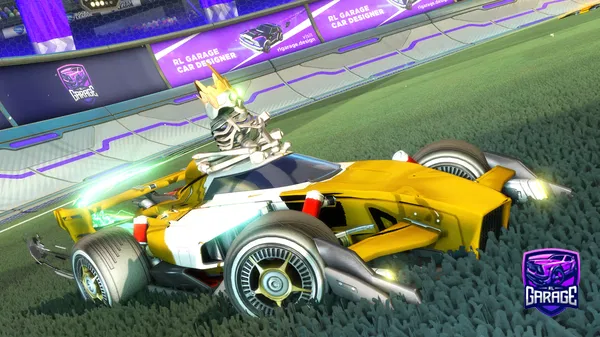 A Rocket League car design from puff1n