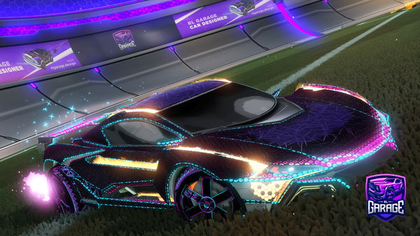 A Rocket League car design from OryBoy