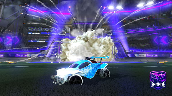 A Rocket League car design from Chrysxthi