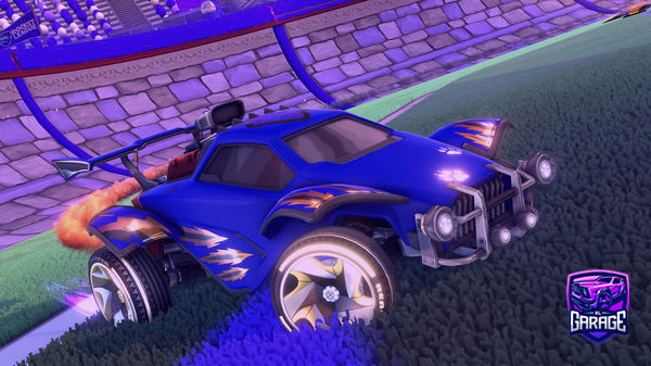 A Rocket League car design from Tapelesslime851