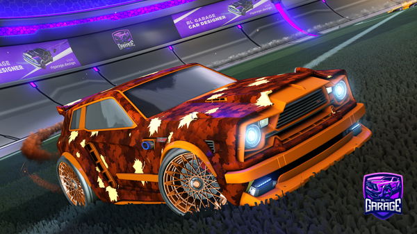 A Rocket League car design from GooseXL