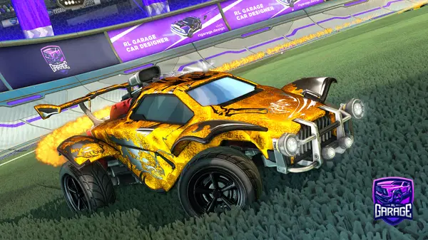 A Rocket League car design from qcvzyx