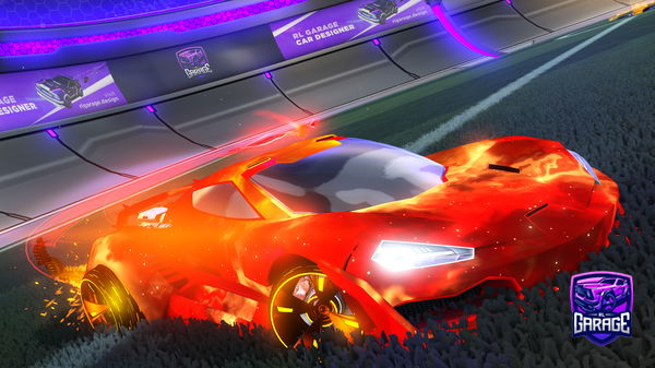 A Rocket League car design from Skywalker7948