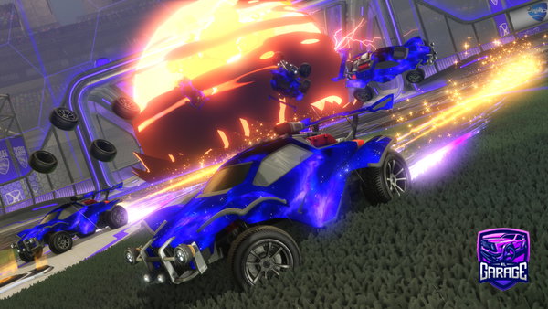 A Rocket League car design from batman69420