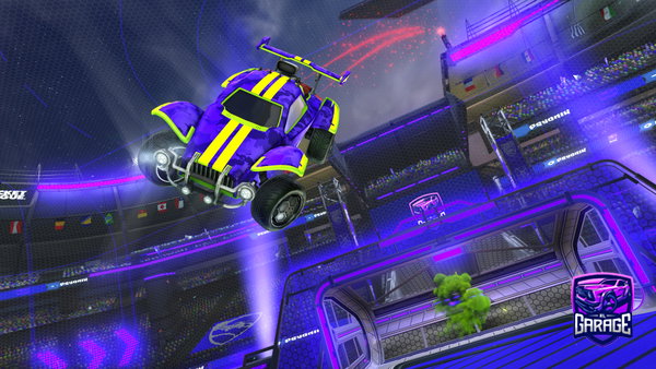A Rocket League car design from Samsaboii