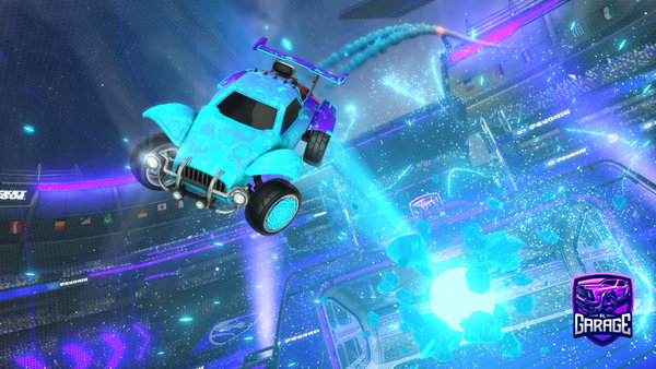 A Rocket League car design from clippedulol