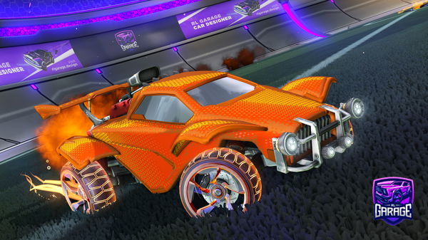 A Rocket League car design from Pinkydieerste