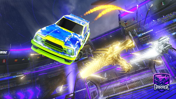 A Rocket League car design from Matdgt90