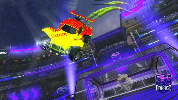 A Rocket League car design from Board