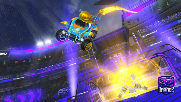 A Rocket League car design from dababypoop