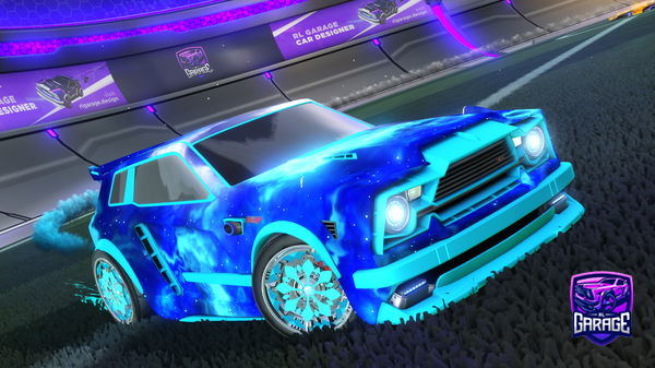 A Rocket League car design from RYZN-FROSTYBISCUIT