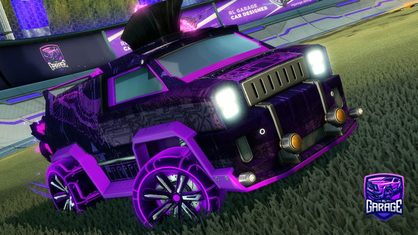 A Rocket League car design from Treble