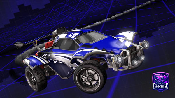 A Rocket League car design from mercurl