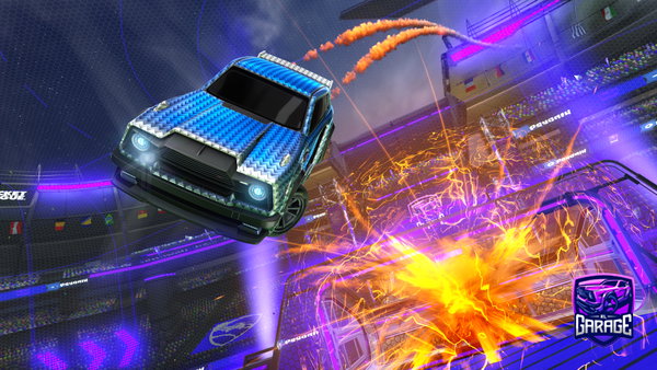 A Rocket League car design from sgtricoo