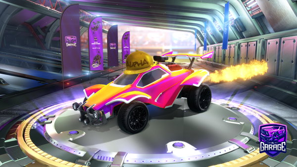 A Rocket League car design from XxslyferxX9542