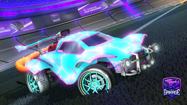 A Rocket League car design from Boostes