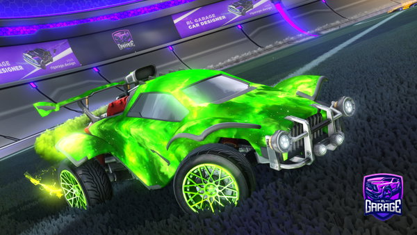 A Rocket League car design from braxmok