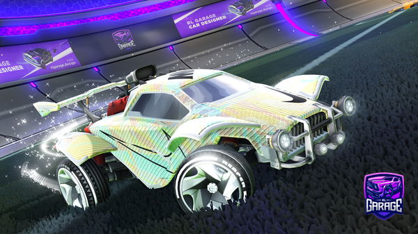 A Rocket League car design from ggNOT