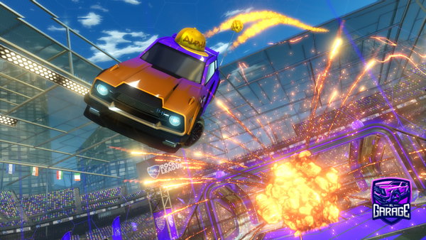 A Rocket League car design from Swiqxn