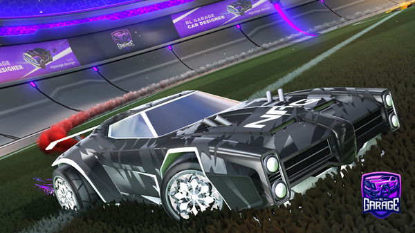 A Rocket League car design from Frostyyrll