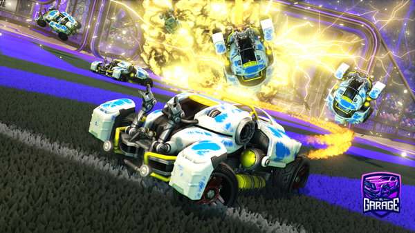 A Rocket League car design from RocketLeagueKing4444
