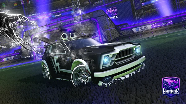 A Rocket League car design from FlamingoING0