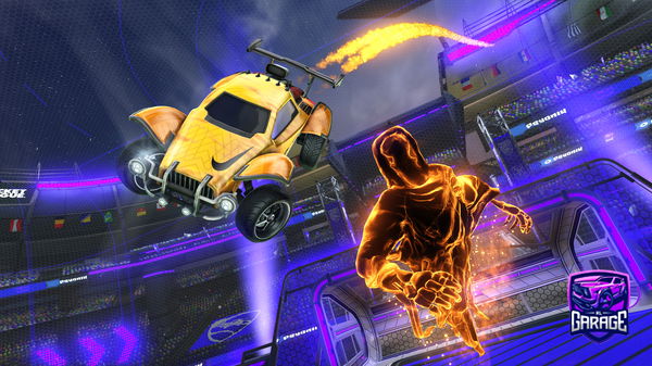 A Rocket League car design from laclaquettee