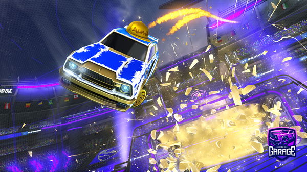 A Rocket League car design from DRAGO_XZE