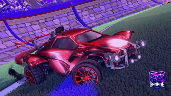 A Rocket League car design from cj338