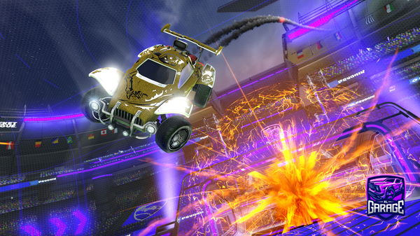 A Rocket League car design from TTVAsherLB1011