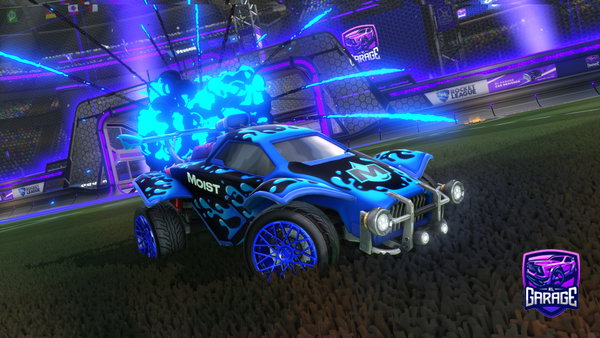 A Rocket League car design from Qubix511