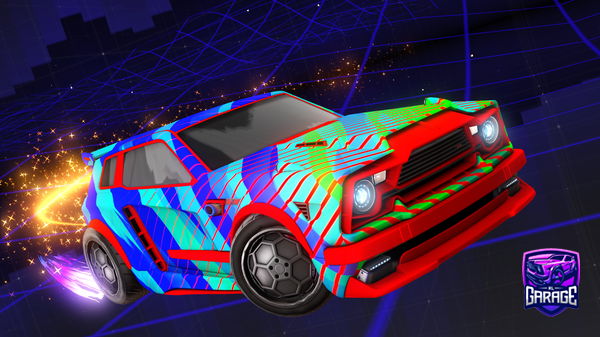 A Rocket League car design from LittlePig987