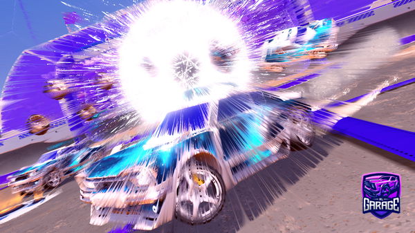 A Rocket League car design from aarondougz