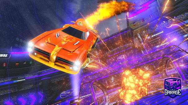 A Rocket League car design from poivediamo