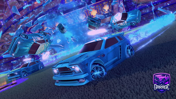 A Rocket League car design from Spectramo867