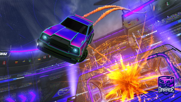 A Rocket League car design from WiIdRhino