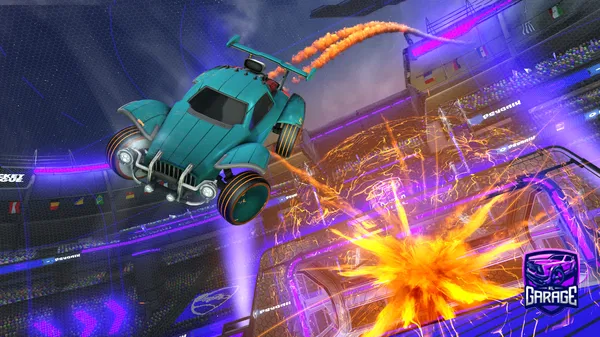 A Rocket League car design from Ashley_