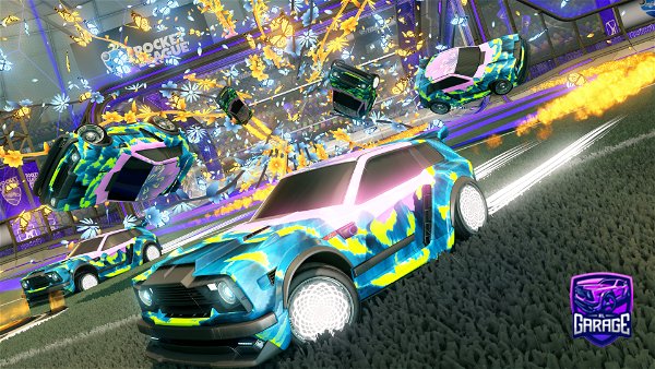 A Rocket League car design from freefall6