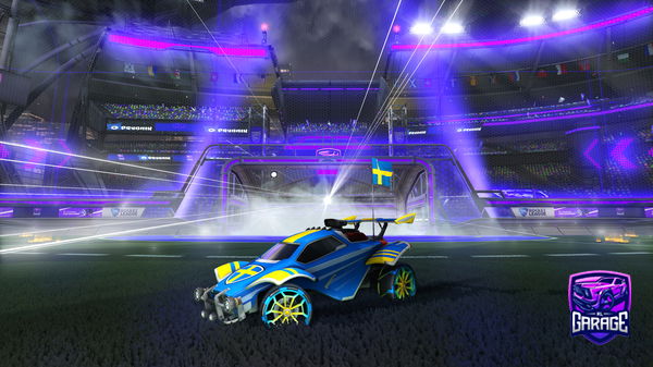 A Rocket League car design from SneakySatan