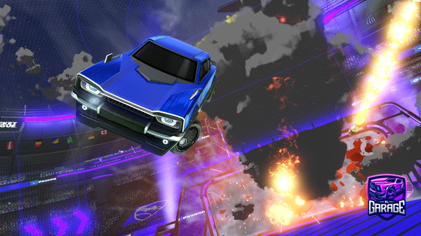 A Rocket League car design from blackOrbix