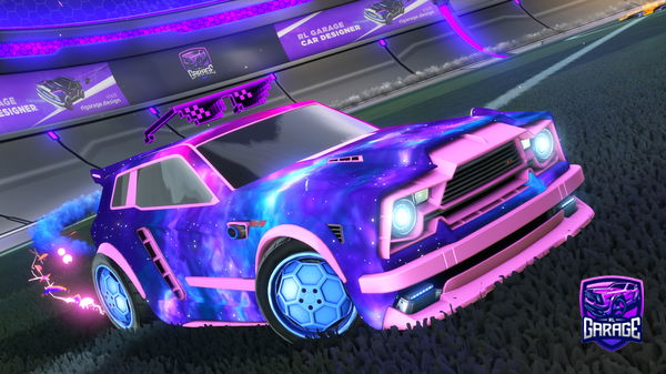 A Rocket League car design from IsakTheNerd