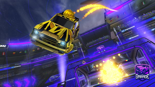 A Rocket League car design from Mally_boyyy