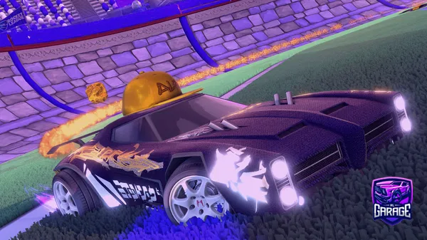 A Rocket League car design from Road-to-blk-dieci