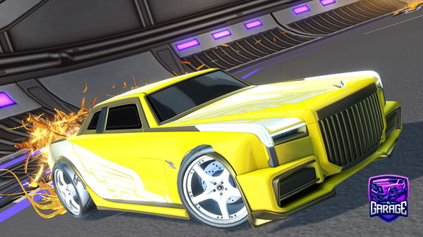 A Rocket League car design from Kaykayem