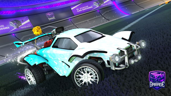 A Rocket League car design from Sasmosa