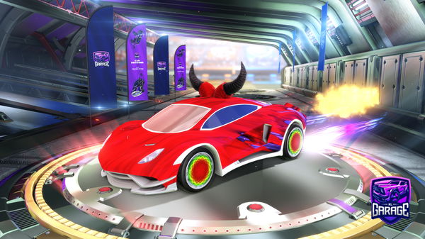 A Rocket League car design from Van-LoL