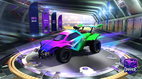 A Rocket League car design from Rundxwn